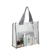 Bolso de Mano Transparente de PVC Bolsa de Regalo de Alta Gama Bolsa de Embalaje de Plástico para Té de Leche Regalo de Mano para Celebridad de Internet Bolso de Mano en stock