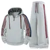 Nuevo traje deportivo de primavera y otoño para hombre, chaqueta nueva para primavera y otoño, abrigo para hombre combinado con pantalones largos casuales, atuendo elegante