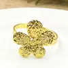 Anillo para Servilletas de Flor de Venta Caliente Transfronteriza Hebilla para Servilletas Anillo para Servilletas de Pétalo Hebilla para Servilletas Fabricante Venta al por Mayor