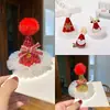 Diadema de Navidad niña falda de gasa de encaje alce sombrero viejo pasador niños foto foto súper lindo broche para el pelo