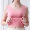 Chaleco térmico sin costuras original de otoño e invierno para mujer, delgado y entallado, con forro polar añadido, adecuado como capa base para otoño e invierno, disponible para venta al por mayor