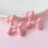 Nuevos accesorios estéreo con forma de perro y bola de colores brillantes, funda para teléfono móvil, bolso, llavero, colgante, accesorios en 7 colores en p1009