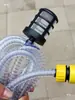 Máquina de lavado de autos inalámbrica, batería de litio, portátil, recargable, pistola de agua a alta presión, manguera extendida, conector y tubo de entrada de agua