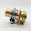 Fornecimento de fábrica junta de latão para mangueira de água de jardim NH3/4 padrão americano encaixe de pagoda encaixe de reparo de tubo anel de garganta de acoplamento