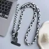 Cuerda Trenzada de Tres Hilos de Colores para Niñas, Correa Diagonal, Correa Ajustable Anti-Pérdida, Cuerda para Llavero, Cordón Grueso para Teléfono Móvil