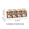 Conjunto Criativo de Potes de Cerâmica para Temperos para Cozinha Doméstica, Conjunto de Seis Peças Estilo Japonês com Frascos de Temperos e Pote de Sal