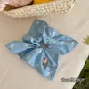Goma para el pelo azul para mujer, tamaño grande, alta elasticidad, nuevo y elegante accesorio para el pelo de alta gama 2025