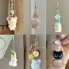 Colgante de Peluche con Dibujos Animados Flockado de Moda Encanto Linda para Bolso Correa de Teléfono para Pareja Regalo Al Por Mayor