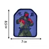 Guan Gongzhong Yong Etiqueta Tecida Velcro Banco Longo Ventilador Militar Tático Bordado Patch de Tecido Patch de Caractere de Texto Braçadeira Distintivo