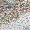 Diamante para Uñas con Forma de Corazón Torcido y Base Puntiaguda 8*9mm Diamante de Punto Explosivo Set de Diamantes de Base Puntiaguda Decoración para Manicura Uñas Portátiles Joyería Popular Venta al por Mayor