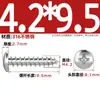 Tornillos Autorroscantes de Acero Inoxidable 316, Cabeza Redonda Cruz, Tornillos para Madera Cabeza Plana Extendida, Cabeza Grande, Mm2M3M4M5M6