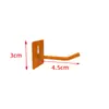 Accesorios para Tablero Perforado de Agujero Redondo Estante de Almacenamiento de Escritorio Gancho Gancho de Pared Naranja Estante de Exhibición Gancho de Hierro