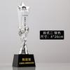 Fabricação de troféu de cristal Pentagrama dourado de alta qualidade novo prêmio de reunião anual medalha de souvenir design e produção