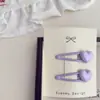 Par de Pasadores para el Cabello de Niños con Forma de Corazón Estrella Macaron Gota de Agua Pinza Lateral Pinza para el Flequillo