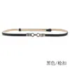 Cinto Feminino Simples Versátil Fivela Fashion Pequenos Acessórios de Cinto Cinto Feminino Fino Decorativo Vestido Cinto Alongado