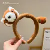 Faixa de Cabelo de Desenho Animado Fofa, Faixa de Cabeça Divertida de Dinossauro Carpa, Rosto de Tubarão Super Fofo para Lavar o Rosto e Tirar Fotos, Acessórios de Cabelo para Performance para Adultos e Crianças