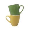 Taza de Cerámica con Esmalte de Doble Color Color Caramelo Impresión de Logo Taza de Café Barriga de Tambor Sudeste Asiático Taza de Comercio Exterior Taza de Regalo