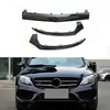 Adaptado a Mercedes-Benz Clase C W205 15-18 años, la tira brillante del parachoques tira de moldura cromada del parachoques 2058851374