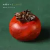 Sándalo Rojo y Ardiente Arena de Sangre Piezas de Mano Ensambladas con Madera de Agarwood Rojo y Pimienta Verde Manualidades para Mesa de Té de Oficina Pequeños Adornos