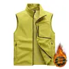 Chaleco de Forro Polar Cálido y Cortavientos para Deportes al Aire Libre, Nuevo Otoño/Invierno 2026, para Hombres y Mujeres, Chaqueta Holgada con Cuello Alto
