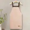Delantal con Tirantes para Uso Doméstico, Impermeable y a Prueba de Aceite, Adecuado para Hombres y Mujeres, para Cocinar y Comer en la Cocina, Elegante Delantal con Tirantes, Ropa de Trabajo de Nuevo Estilo