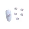 Mini Gato Kt Dibujo Animado Accesorios para Uñas Lindos Estéreo Pequeños Kuromi Perro Canela Pegatinas para Uñas Accesorios para Uñas Usables
