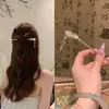 Nuevo pasador de flor con borla de perlas estilo chino para mujer, pinza lateral, accesorio para el cabello estilo antiguo Hanfu, accesorio para fotos