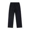 Tecnologia Coolmax Black Calça Masculina de Secagem Rápida 220g Algodão Penteado Estilo Japonês Marca de Moda de Rua Cor Pura Calça Esportiva