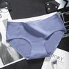 Ropa interior de algodón sin costuras estilo japonés para mujer, algodón talla grande cintura media sexy ropa interior para mujer, calzones triangulares para mujer Algodón