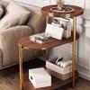 Mesa Auxiliar de Sofá para Sala de Estar Apartamento Pequeño Moderno Simple Removible Mesa de Té Multicapa Mesa de Centro Creativa con Almacenamiento
