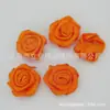 Rosa de Cinta de Poliéster de unos 2 cm Brotes Flores para Joyería Flores Hechas a Mano Accesorios para Ropa Accesorios para Juguetes