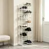 Estante para Zapatos de Diez Niveles Más Vendido Transfronterizo Estante para Zapatos Extra Grande Estante de Almacenamiento Múltiple Ensamblado Estante de Almacenamiento Simple para el Hogar Dormitorio