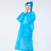 Impermeable Desechable para Adultos, Portátil para Exteriores de Estilo Largo de Cuerpo Completo Engrosado para Senderismo, Protección contra Lluvia Fuerte, Impermeable de Eva de Una Pieza para Rafting