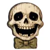 2026 Nueva Decoración Retro de Halloween Pequeñas Figuras de Madera Adornos Artesanía de Madera Creativa para el Hogar y el Escritorio