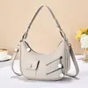 Bolso de Mujer 2025 Nuevo Estilo Gama Alta para Viajar Bolso Dumpling Versátil Bolso de Hombro Estilo Niche Sexy Bolso de Axila