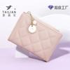 Billetera Linda Tillian para Mujer Corta ins Bordado Pequeño Chanel pu Abalorios de Perla Monedero para Niña Venta al por Mayor