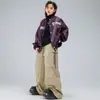Roupas Infantis da Moda Street Dance Hip-Hop Jaquetas Descoladas para Meninos Calças Cargo Roupas Estilosas para Apresentações de Hip-Hop Infantil