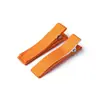 Pinza para el Cabello de Cinta de 3.5/4.7cm Cobertura Total Color Caramelo Pinza de Pato de Doble Punta Pasador Hecho a Mano DIY Accesorio para el Cabello Pinza Base Venta al por Mayor