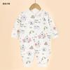 Macacão de Bebê Quente Primavera e Outono Algodão Puro Roupa de Inverno Recém-Nascido Categoria a Roupa Roupa de Primavera Roupa de Outono