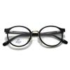 2025 Nuevas Gafas Anti-luz Azul Espejo Plano Montura de Gafas Espejo Plano Anti-luz Azul Montura Redonda 6415
