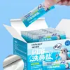 Sal para Lavado Nasal Instantáneo Hainuo de Hai para Adultos, Paquete Pequeño para Uso en Casa, Enjuague Nasal y Cuidado de Limpieza con Ingredientes de Menta Añadidos