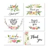 Tarjeta de felicitación retro minimalista estilo ins de alta gama color rosa para Acción de Gracias, Navidad, deseos de cumpleaños y agradecimiento Tarjeta pequeña DIY