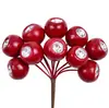 Esquejes Navideños Personalizados de Bayas con Fruta de Humo Diamante Accesorios para Árbol de Navidad Decoración Navideña para el Hogar Color Rama de Bayas