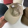 Versión coreana de gorra de béisbol de algodón de color sólido para hombre y mujer, cuatro estaciones, todo a juego, parte superior suave para circunferencia de cabeza grande, visera, gorra de pico de pato