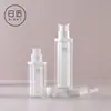 Garrafa térmica de alta qualidade 30ml quadrada de camada dupla garrafa de loção a vácuo 50ml quadrada garrafa para creme garrafa de loção sérum estilo coreano