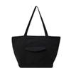Bolsa de Tela de Algodón Color Sólido Fresca Estilo Japonés Bolso de Hombro Casual Bolsa de Maquillaje Tela de Toalla Bolsa de Maquillaje Bolsa Tote