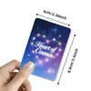 Cartões Românticos Céu Estrelado Modelo Novo Transfronteiriço de 18 Peças, Cartões de Mensagem Luz das Estrelas, Decoração de Diário, Enfeites de Mesa, Pequenos Cartões Sonhadores