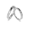 Anillo de Diseño Nicho Original Japonés Estilo Ins Anillo Ajustable Hoja de Arce Anillo de Pareja Anillo para Hombres y Mujeres Par Regalo