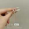 Pendientes Coreanos de Nuevo Estilo con Borlas de Diseño Asimétrico, Pendientes Elegantes y Versátiles de Estilo Dulce y Fresco