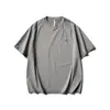 Camiseta Deportiva de Manga Corta Black Fleet para Ocio al Aire Libre, Absorbente de Humedad, Secado Rápido, Fresca de Verano, Antibacteriana, Transpirable, Estampada, Cuello Redondo